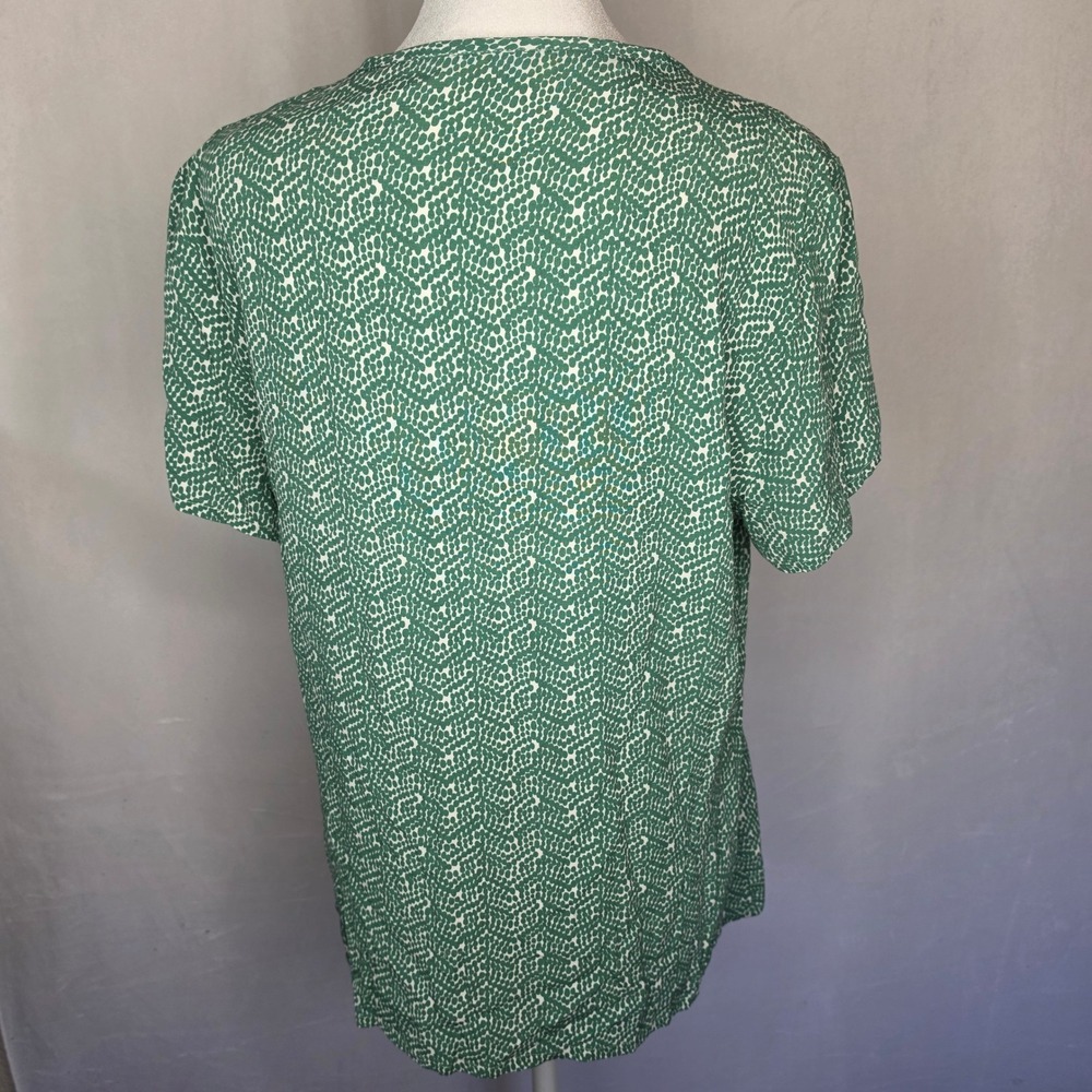 Boden Delilah Green Dotted Print Blouse - Picture 3 of 8
